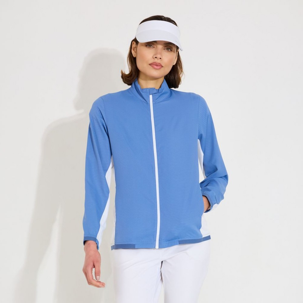 Lanark Stretch Wind Jacket - Horizon Blue