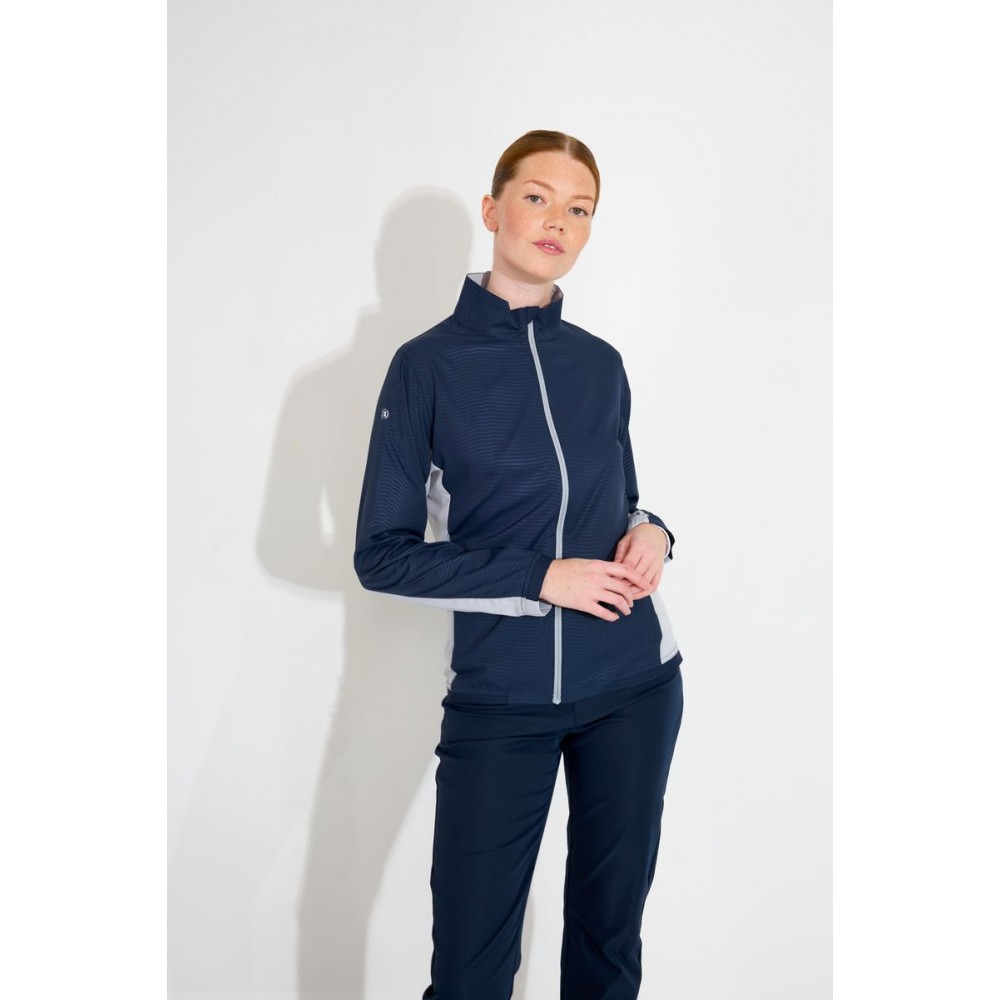 Lanark Stretch Wind Jacket - Navy / Lt. Grey