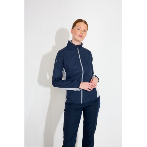Lanark Stretch Wind Jacket - Navy / Lt. Grey