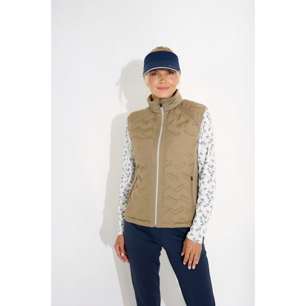 Ab Portrush Hybrid Vest - Taupe