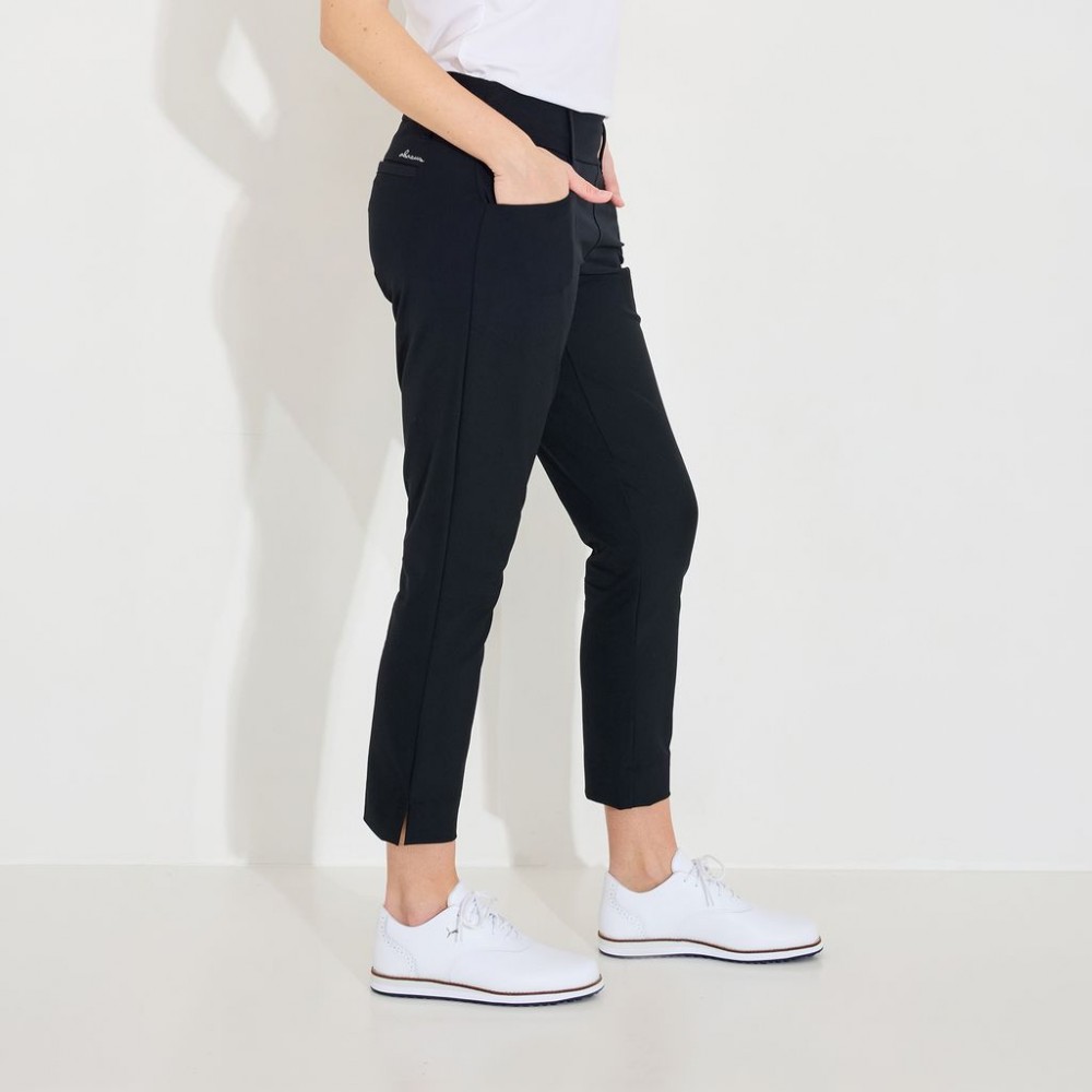 Elite 7/8 Trousers Mid Waist - Black