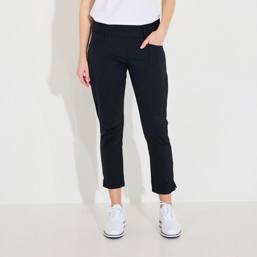 Elite 7/8 Trousers Mid Waist - Black