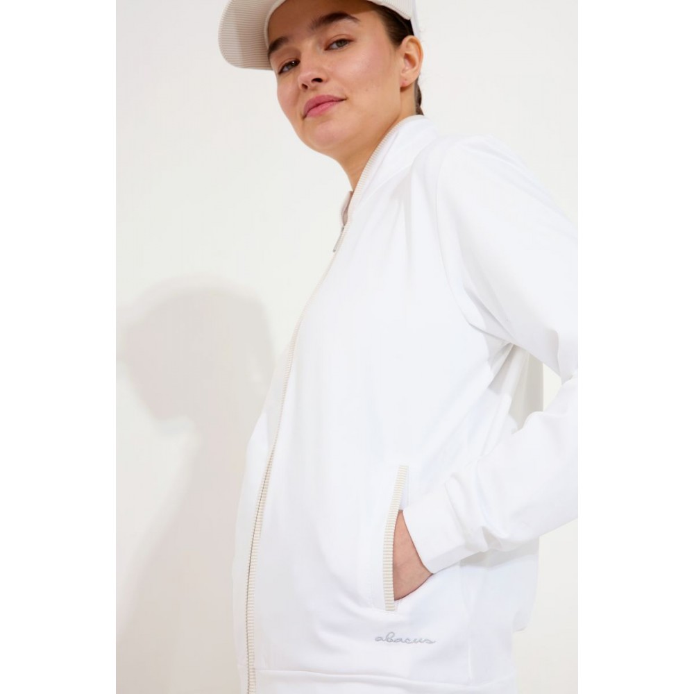 Bovey Midlayer Jacket - White / Lt. Sand