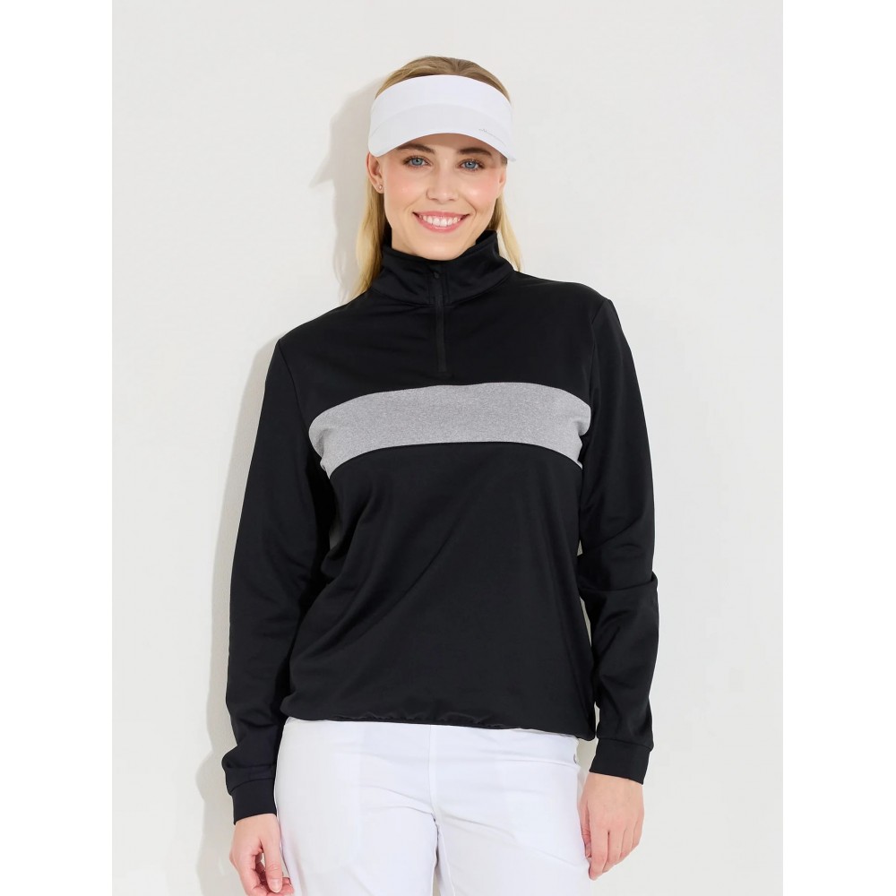 Club Midlayer Lds - Black / Lt. Grey