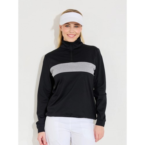 Club Midlayer Lds - Black / Lt. Grey