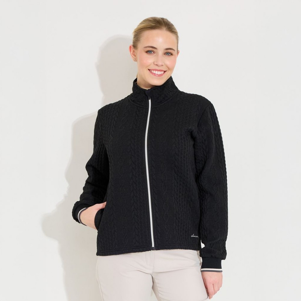 Woburn Midlayer Full Zip - Black