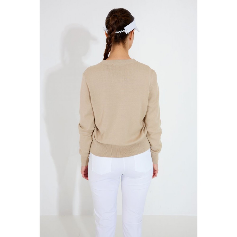 Niblick Cardigan - Lt Sand