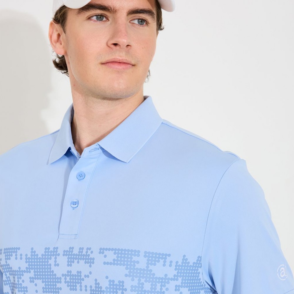 Hosel Drycool Polo - Iceblue