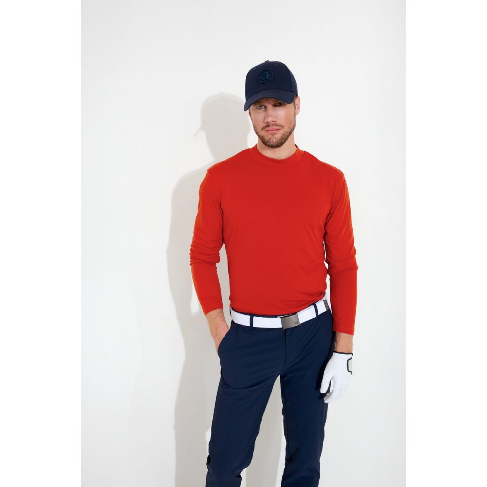 Aloha UV Turtle Neck Mens - Crimson