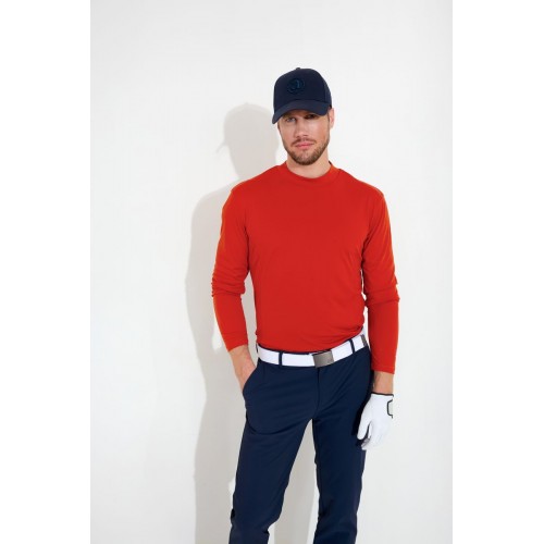 Aloha UV Turtle Neck Mens - Crimson Aloha UV Turtle Neck Mens - Crimson