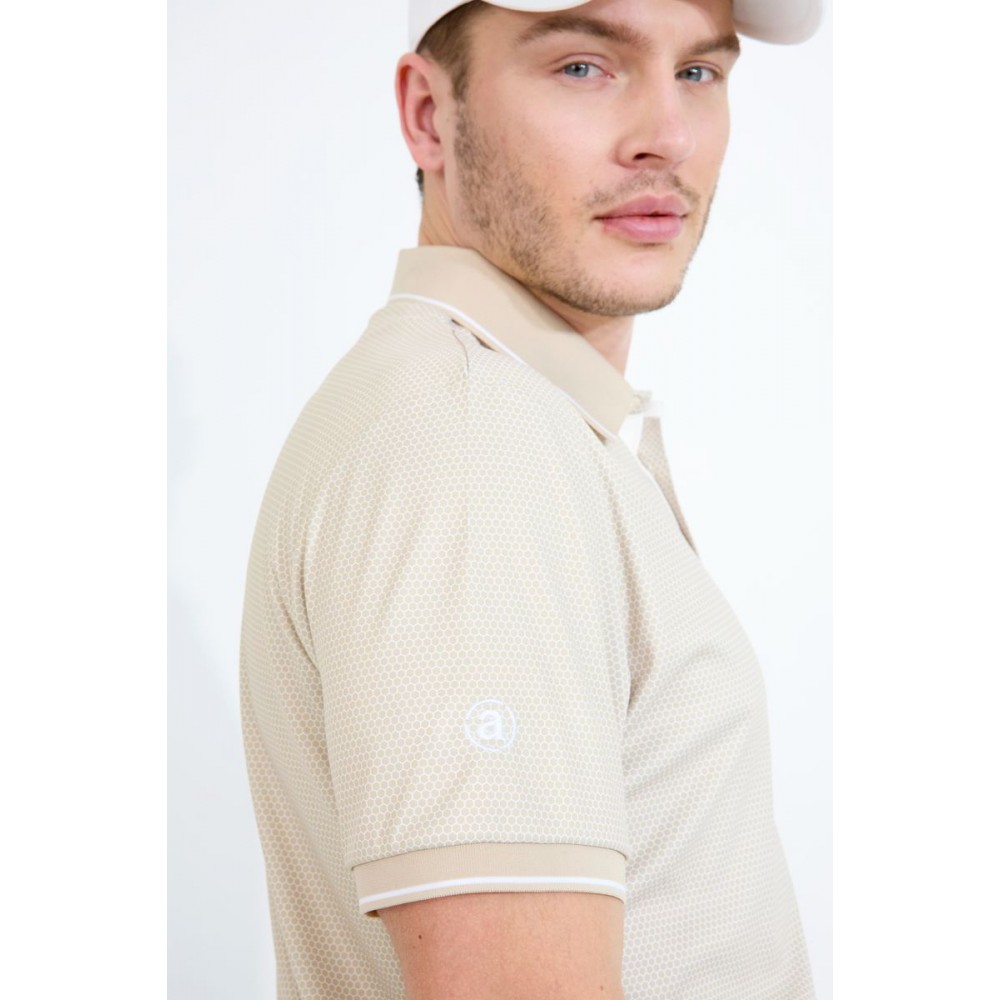 Ab Headfort Drycool Polo - Lt. Sand