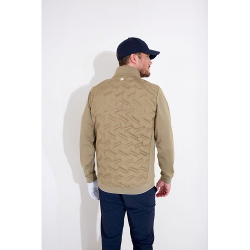 Ab Portrush Mens Hybrid Jacket - Taupe