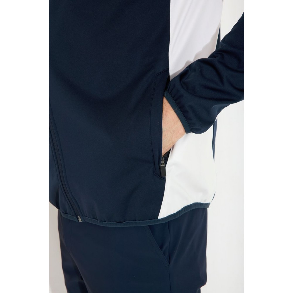 Mens Muirfield Sofshell Jacket - Navy / Clam