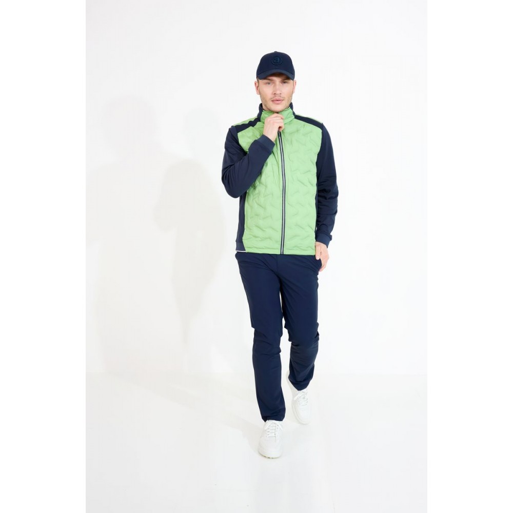 Portrush Hybrid Jacket - Apple / Navy