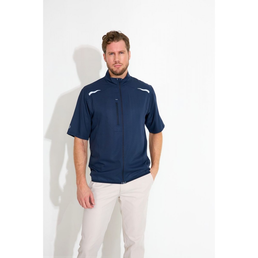 Mens Lanark Stretch Windshirt - Navy