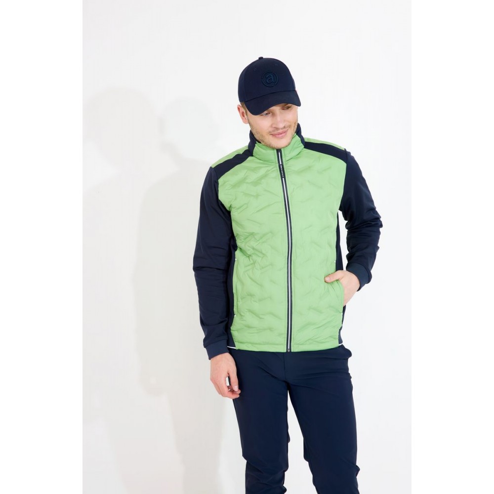 Portrush Hybrid Jacket - Apple / Navy