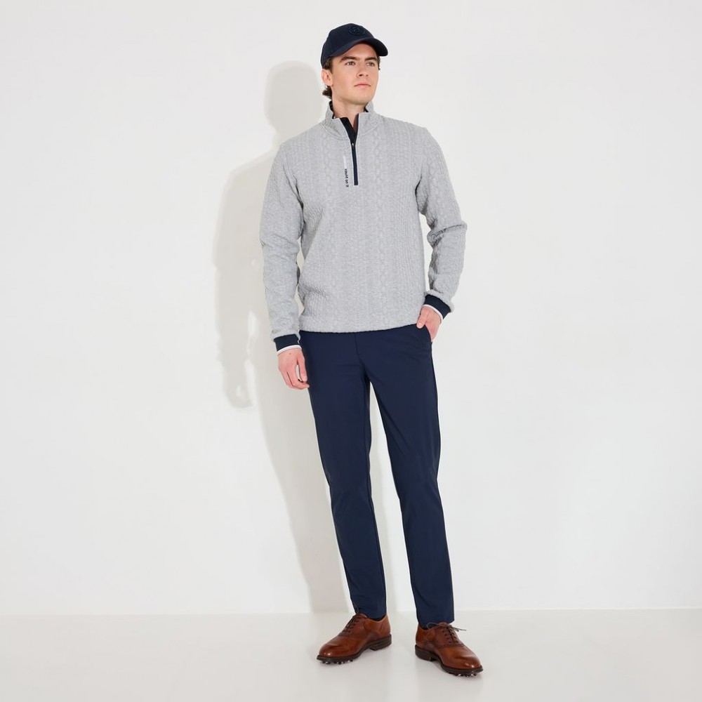 Woburn Mens Midlayer - Lt Grey