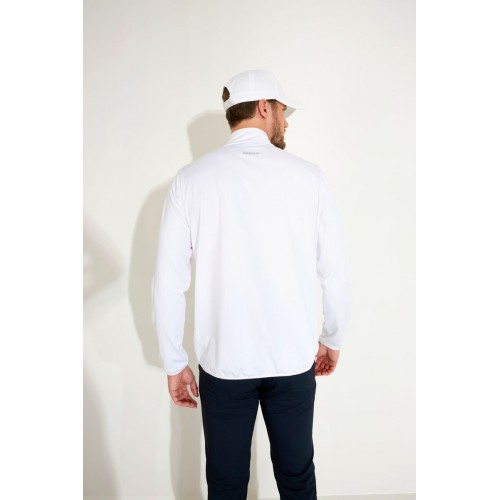 Cradoc Halfzip Fleece Mens - White