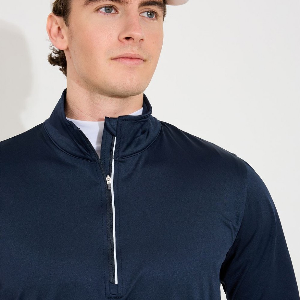 Cradoc Halfzip Fleece Mens - Navy