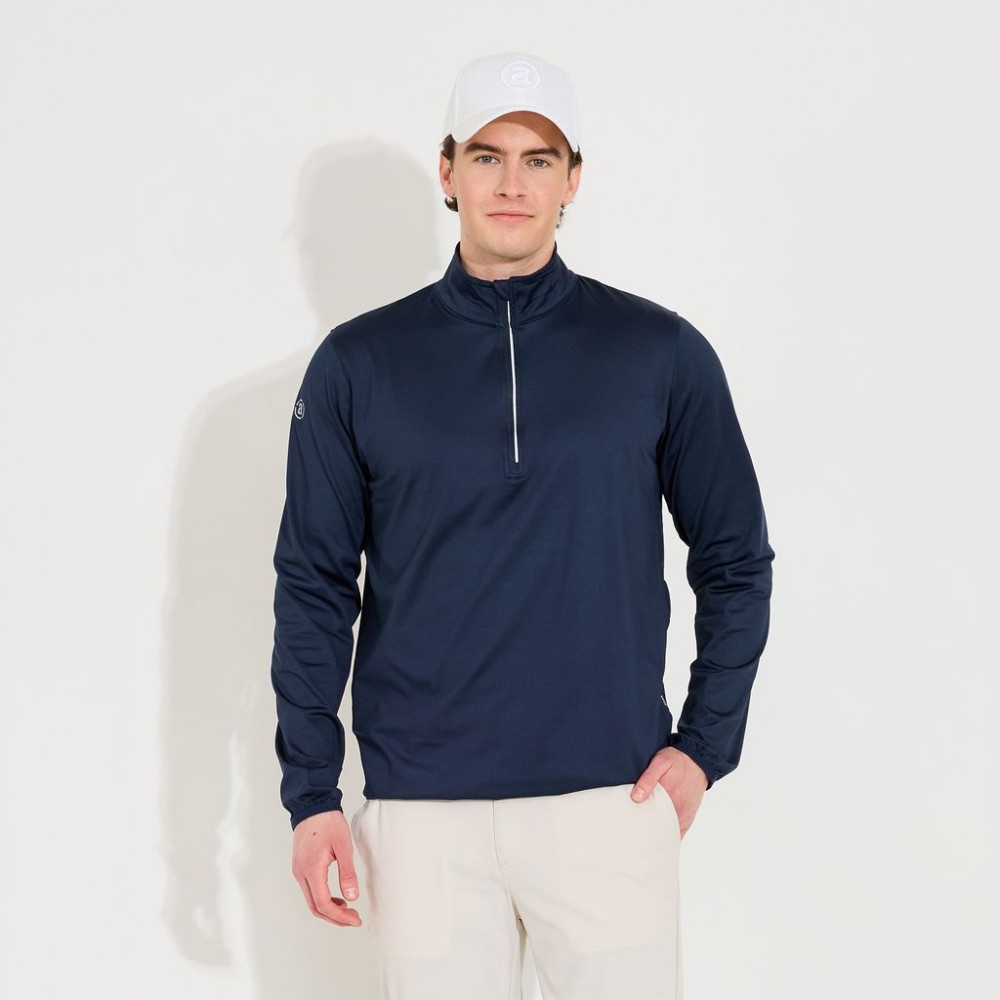Cradoc Halfzip Fleece Mens - Navy
