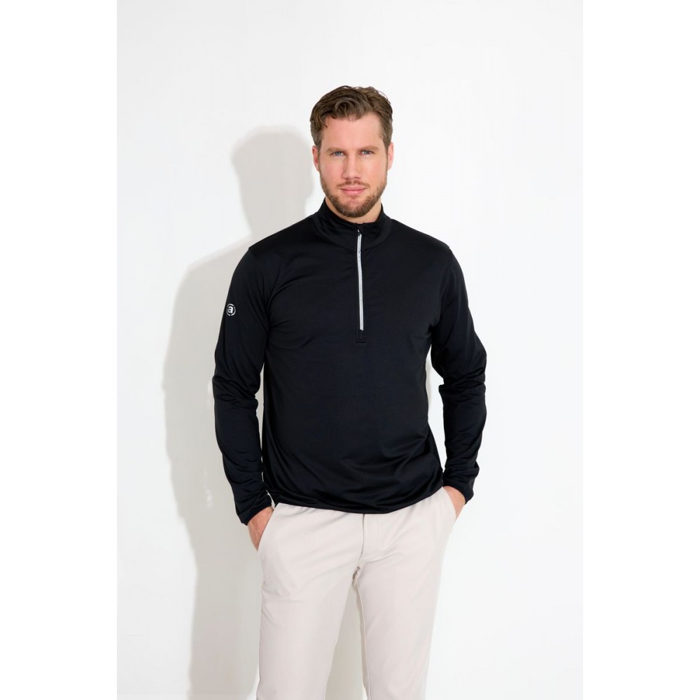 Cradoc Halfzip Fleece Mens - Black