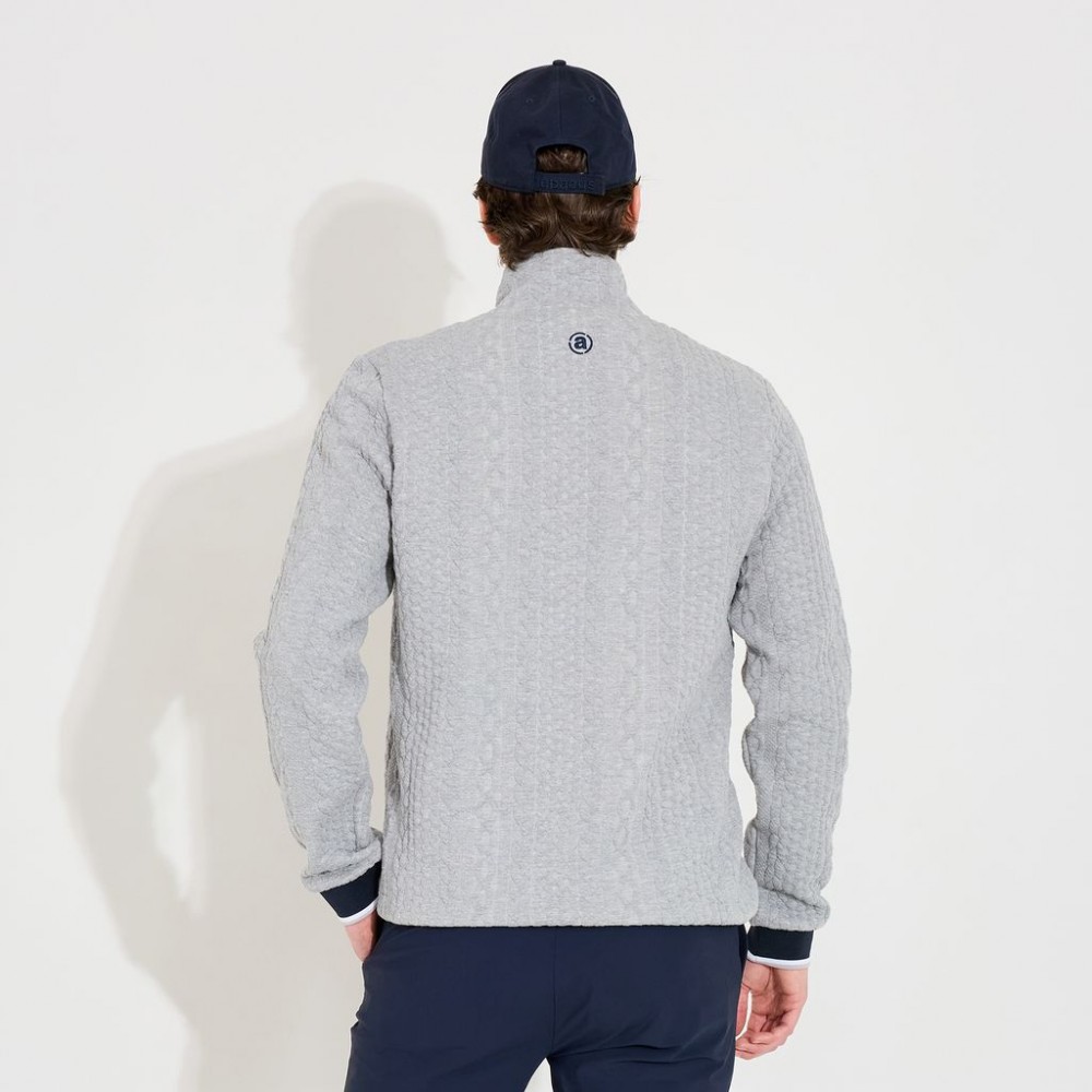 Woburn Mens Midlayer - Lt Grey