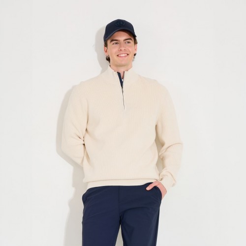 Niblick Knitted Pullover - Clam