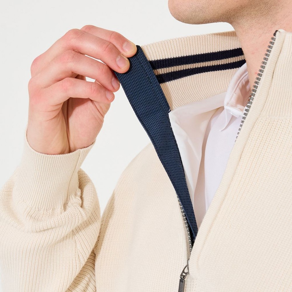 Niblick Knitted Pullover - Clam