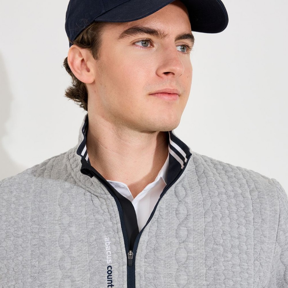 Woburn Mens Midlayer - Lt Grey