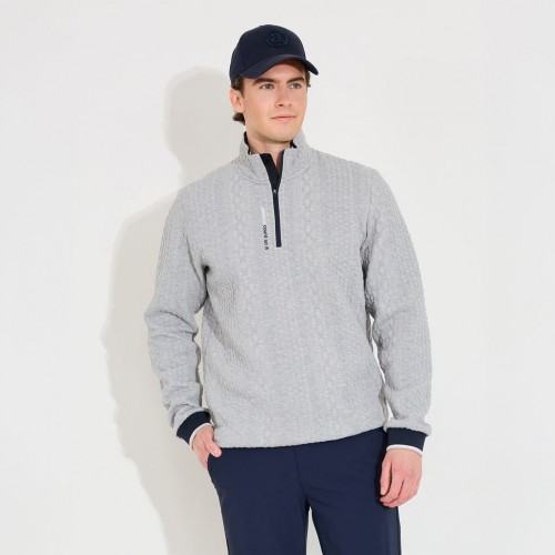Woburn Mens Midlayer - Lt Grey
