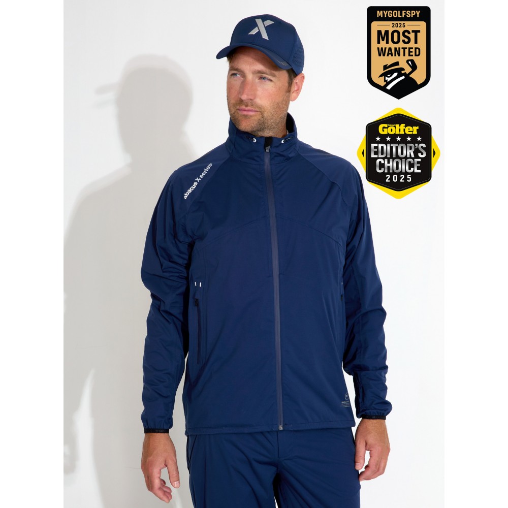 Abacus Mens Pitch 37.5 RainJacket - Navy