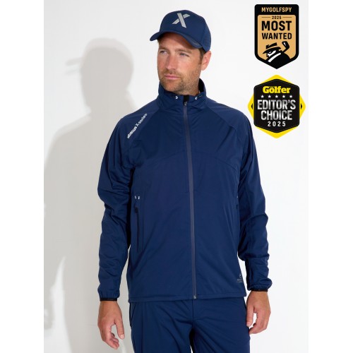 Abacus Mens Pitch 37.5 RainJacket - Navy