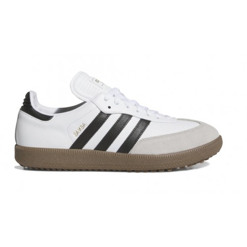 Adidas Samba Golfskór WH/BL/GU