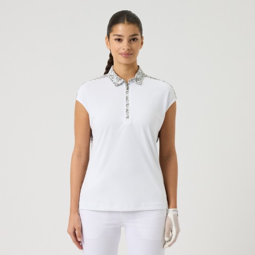 Printed Cap S Polo - Abstrack Swirl