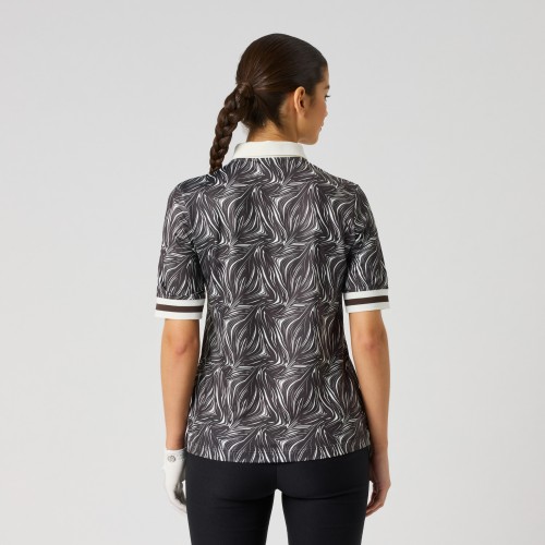Printed 1/2s Polo Shirt - Zebra Printed 1/2s Polo Shirt - Zebra