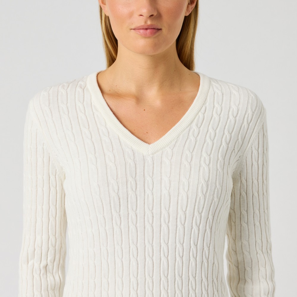 Madelene Pullover - White