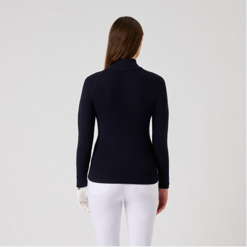 Rib Cardigan - Navy