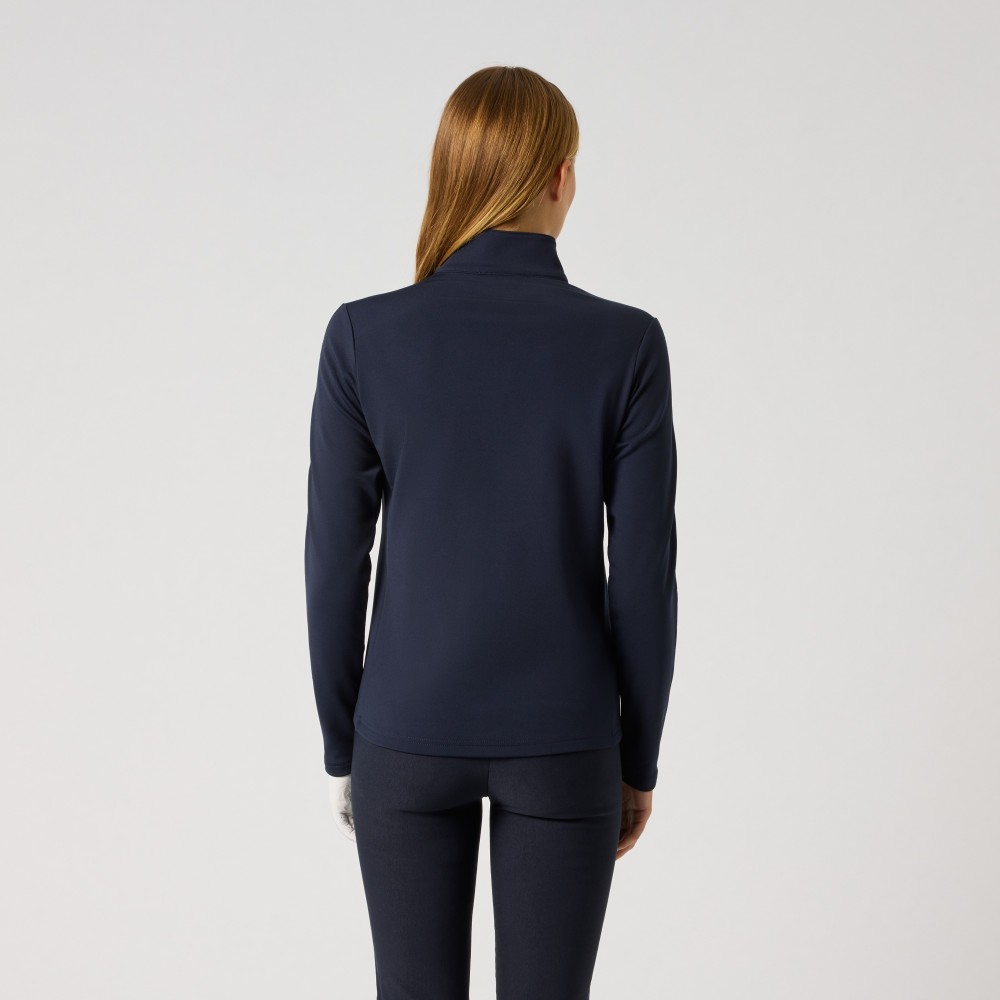 Cholet Full Zip Sweater - Navy