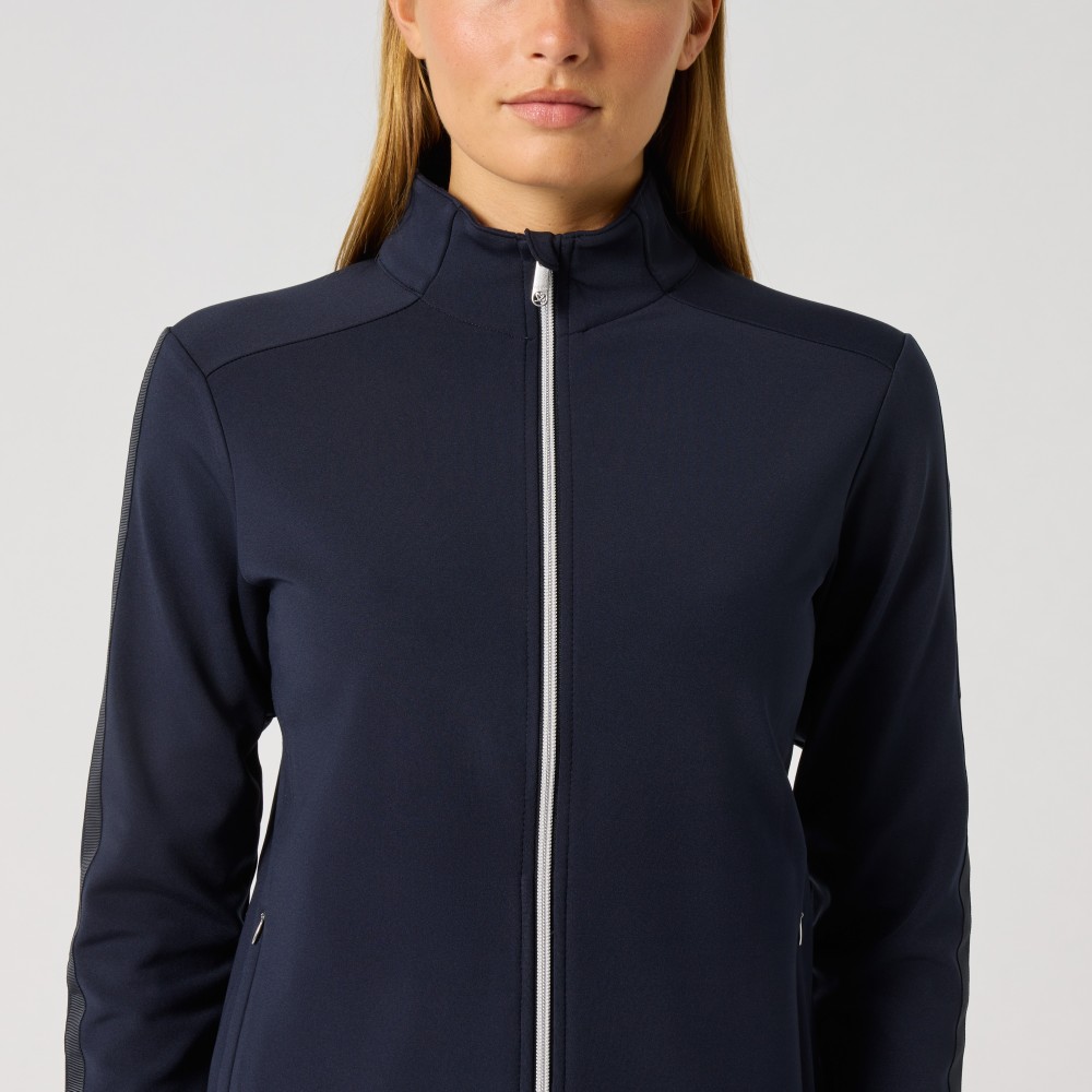 Cholet Full Zip Sweater - Navy