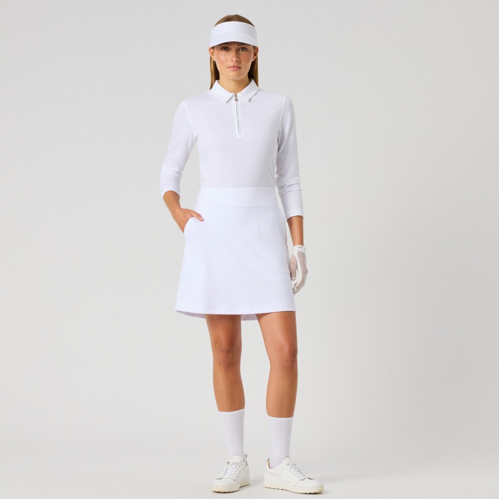 Genua Skort 45 cm - White