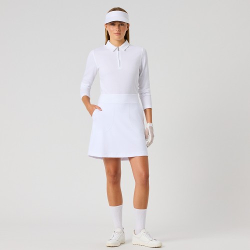 Genua Skort 45 cm - White