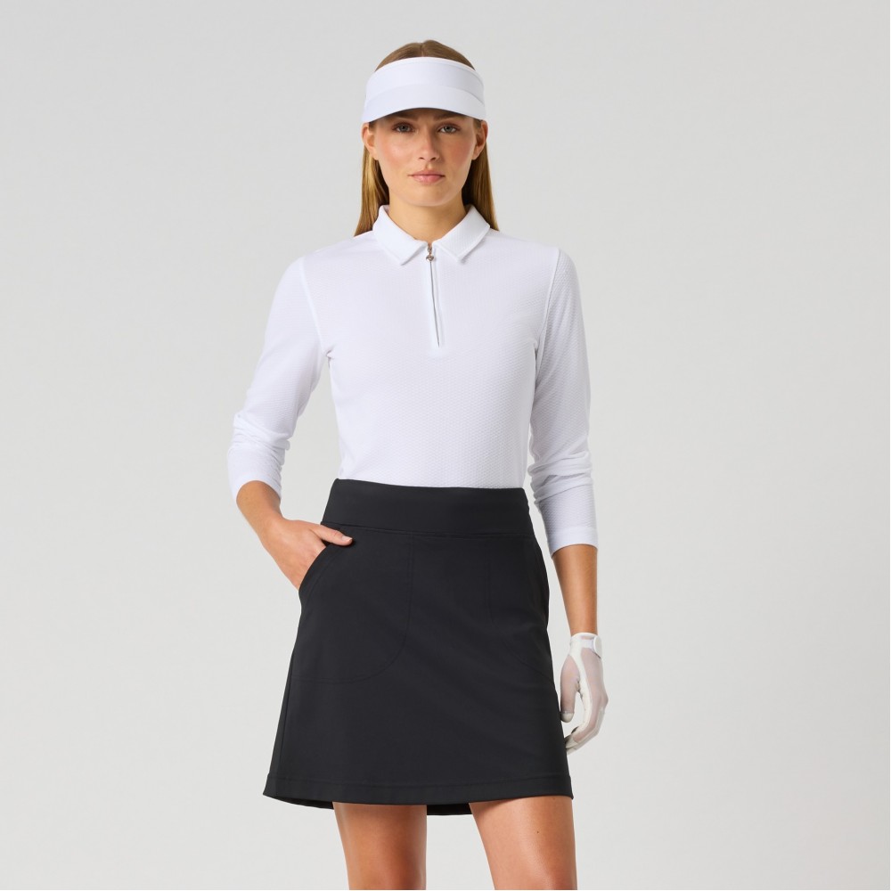 Genua Skort 45 cm - Black