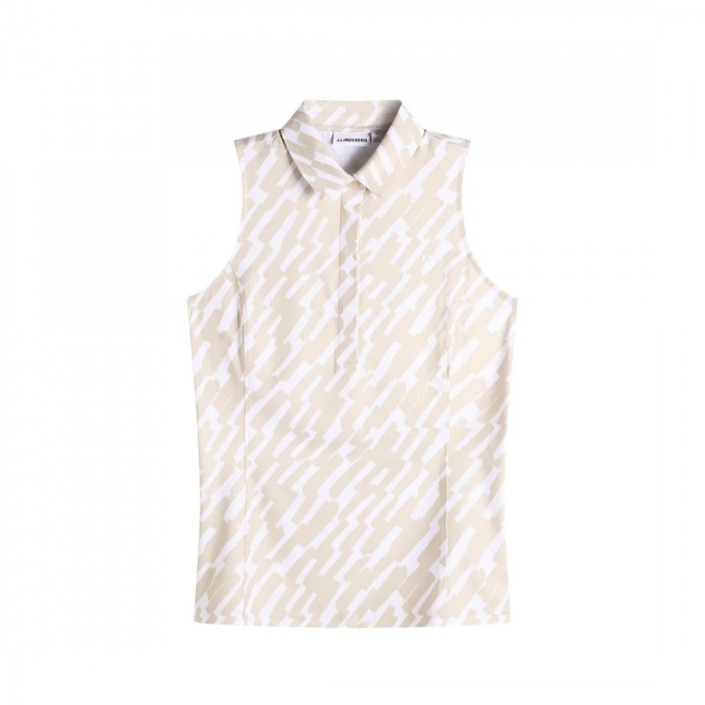 J.L Dena Print SL Top - Oak Fossil