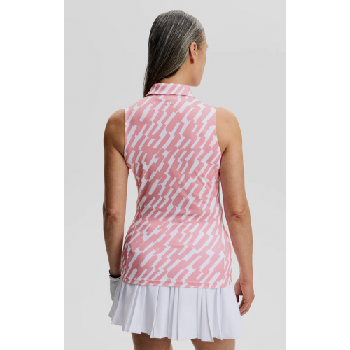 J.L Dena Print SL Top - Flamingo Plume