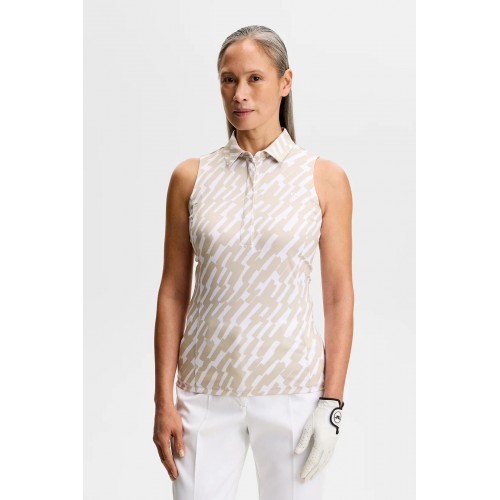 J.L Dena Print SL Top - Oak Fossil