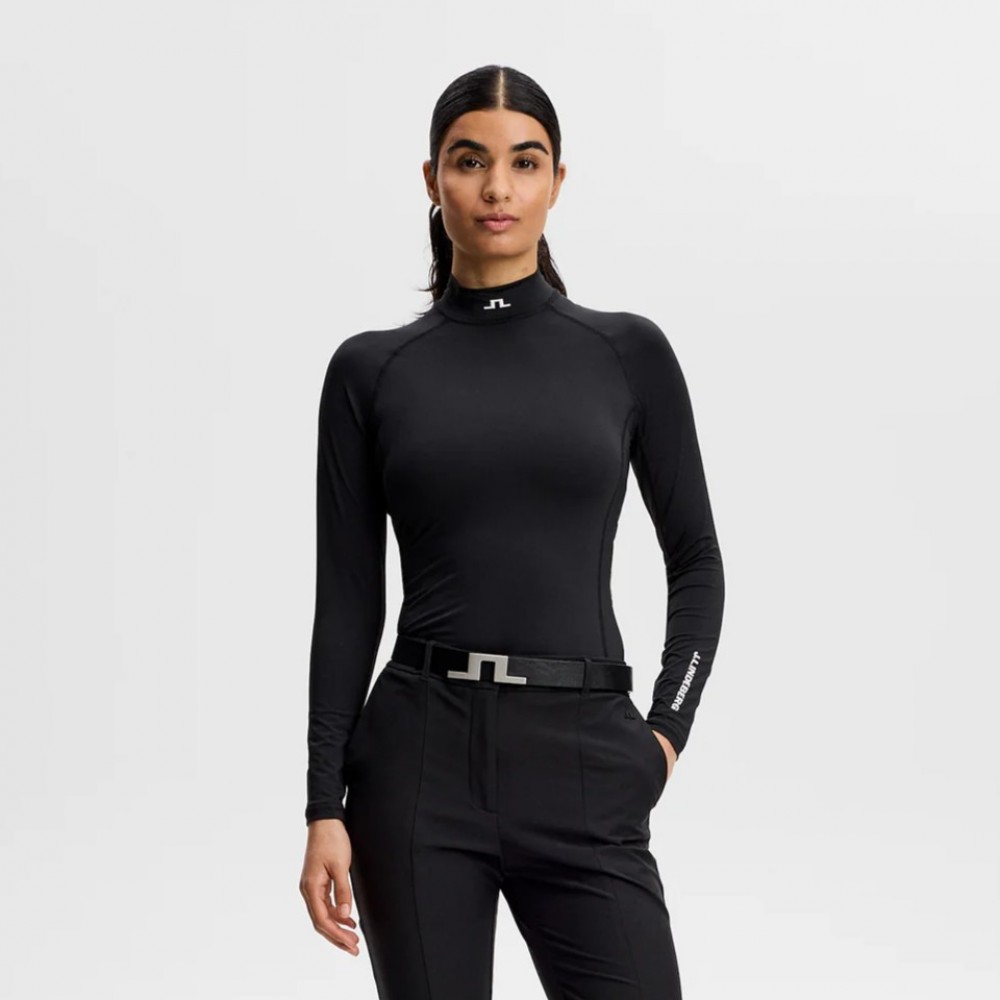 J.L Ella Compression Top - Black