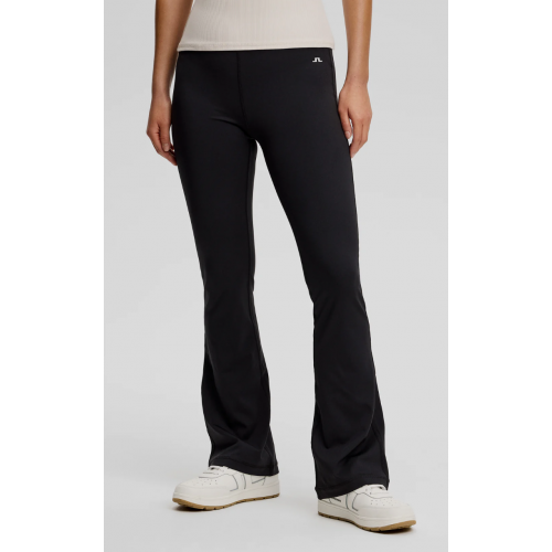 J.L Fiona Flared Leggings - Black