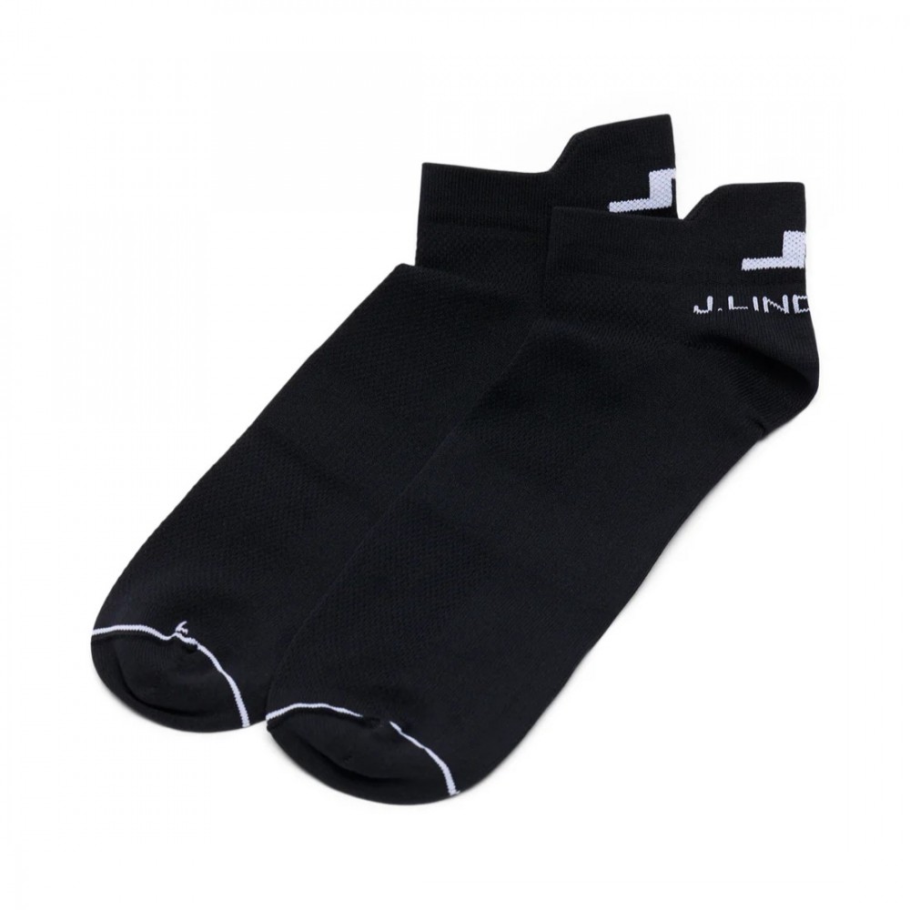 J.L Spin Short Sock - Black