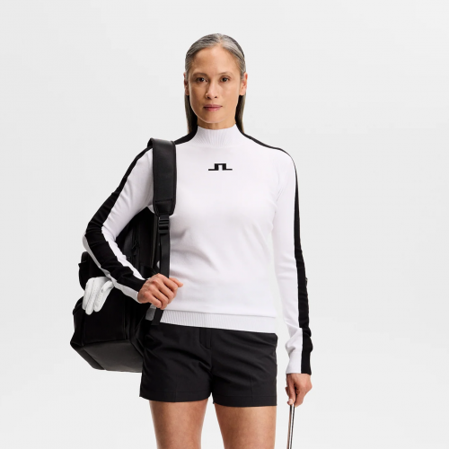 J.L Adia Knitted Sweater - White