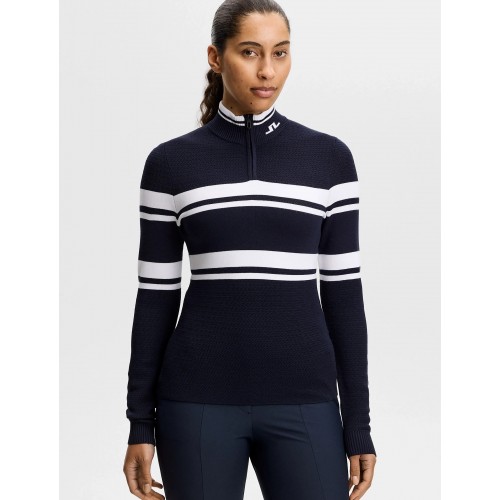 J.L Ariadne Knit Quarter Zip - Navy J.L Ariadne Knit Quarter Zip - Navy